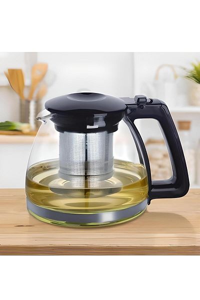 Rossel Premium Glass Service Teapot 900 ml KRD-2734