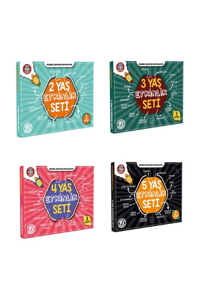 Çocuk Akademi 2 Yaş - 3 Yaş - 4 Yaş - 5 Yaş Etkinlik Setleri