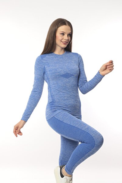 FORE SPORT Γυναικείο μακρυμάνικο μπλουζάκι χωρίς ραφή στο κάτω μέρος