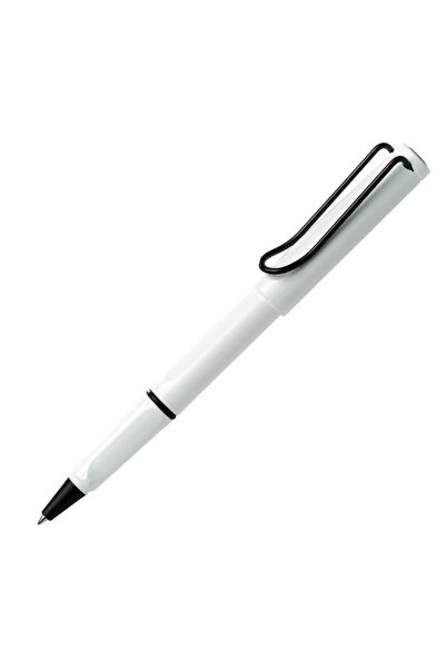 Lamy Roller Kalem Safari Siyah Renk Klips Beyaz 319BS