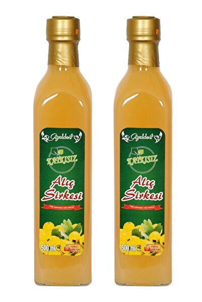 Güzeldost Alıç Sirkesi %100 Katkısız 2'li Set (DOĞAL FERMENTE)