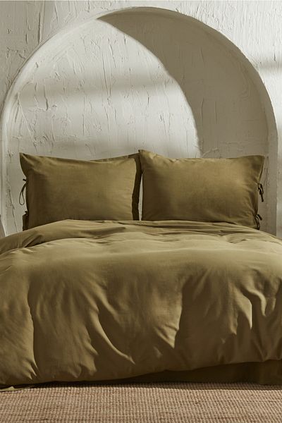 Karaca Home 4 Elements Single Duvet Cover Set Khaki