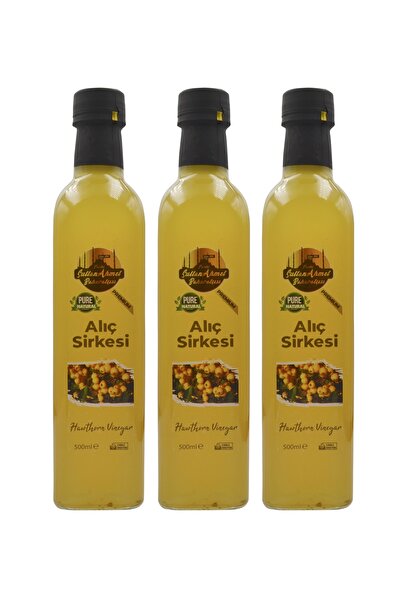 Tarihi SultanAhmet Baharatçısı Alıç Sirkesi %100 Katkısız 3'lü Set (Doğal Fer...