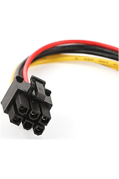 Alfais 4978 Molex 4 Pin 6 Pin Pci-e Dönüştürücü Ekran Kartı Güç Power Kablosu