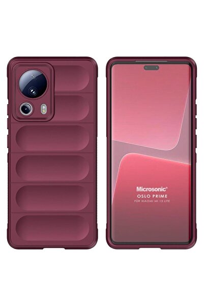 Microsonic Xiaomi Mi 13 Lite Kılıf Oslo Prime Bordo