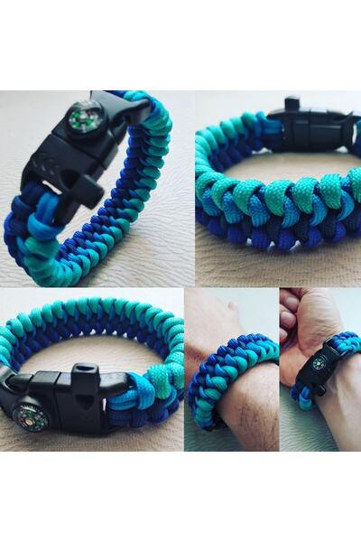 hobi outdoor Paracord Sneake Knot Model Survival Kamp Bilekliği