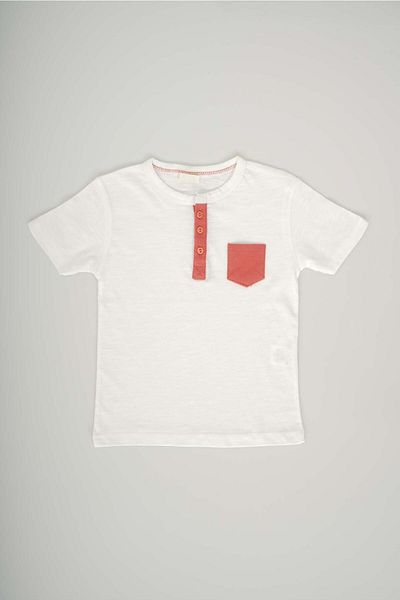 MİNİKO KİDS BABY BOY SET WITH POCKET MODEL AND BUTTONED COTTON SHORTS