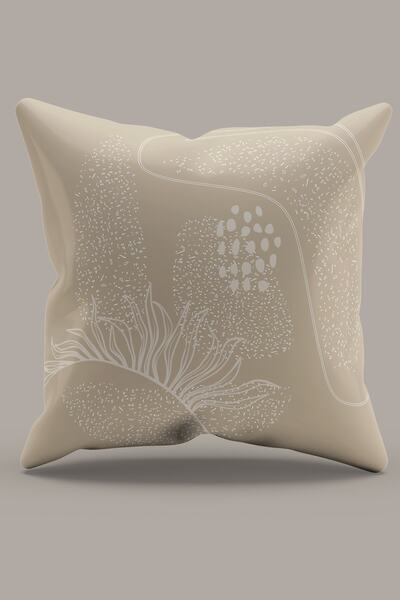 Moud's Double Sided Printed Art 2 Patterned Suede Throw Pillow Case - PL902