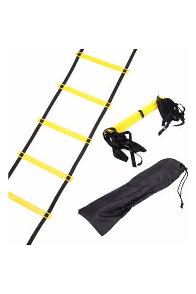 SPM 10 Pieces of Step Adjustable 4 Meters Tall Training Ladder with Sports Bag