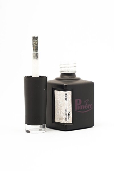 PIOVERE Kalıcı Oje Glitter Diamond Milk Simli D08 (15ML)
