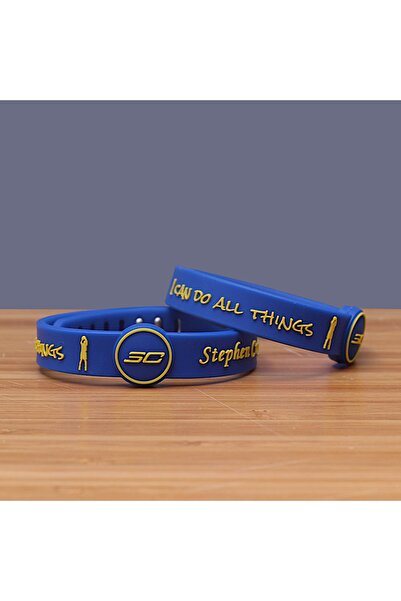 PurpleJam Stephen Curry Mavi Ayarlanabilir Basketbol Bileklik