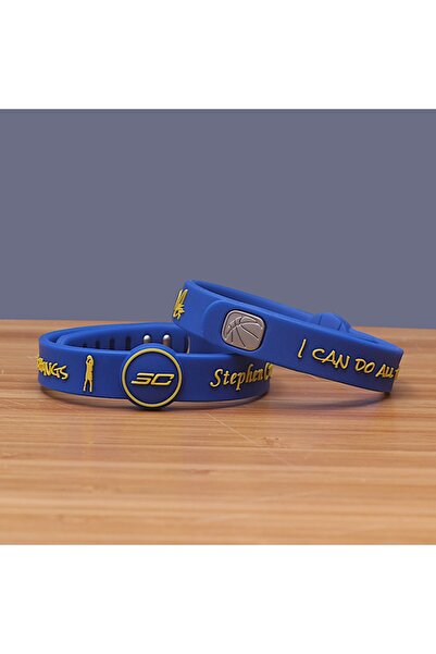 PurpleJam Stephen Curry Mavi Ayarlanabilir Basketbol Bileklik