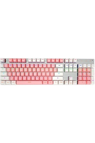 Coverzone K660 Kablolu Klavye Led RGB 104 Tuşlu Mekanik Oyuncu Işıklı 104 Tuş...