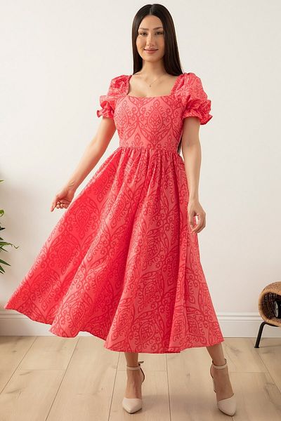 PULLIMM Square Collar Poplin Dress 3161