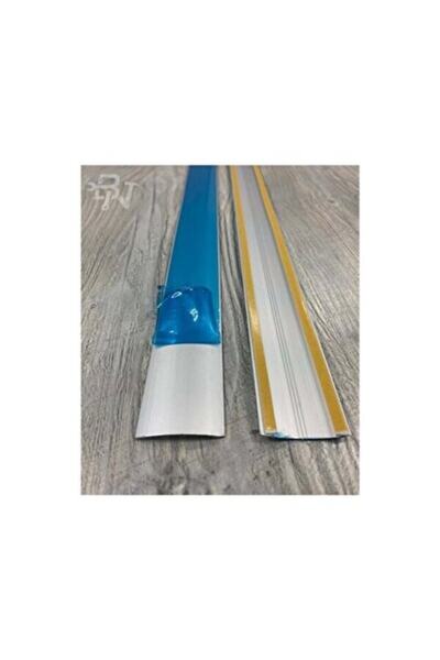 AKMETAL Kapı Eşik Profili Parke Kapı Altı Çıtası Alüminyum 120 Cm Altı Yapışkanlı Kapı Eşik Profili
