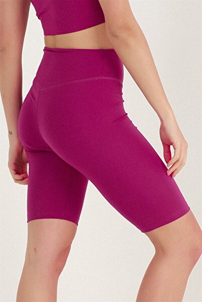 missmaral Women's Set Recovery Short Shorts Leggings And Sports Bustier Plum New Season Activewear 13070