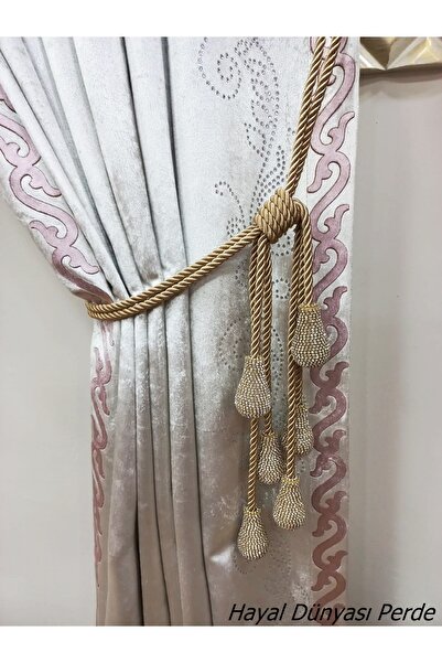 Hayal Dünyası Perde Aksesuarlar Özel Yapım Perde Toplayıcı Ahşap Üzeri Şerit ...