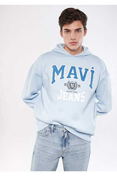 Mavi Φούτερ με τυπωμένο λογότυπο 0610942-70803