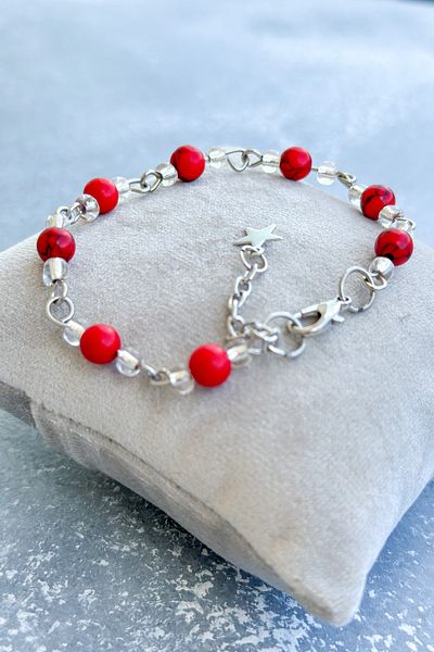 EfsunluTAŞ Coral Natural Stone Bracelet