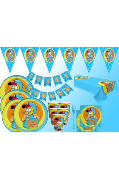 aşkın concept Kral Şakir Doğum Günü Parti Ekonomik Paket 24 Kişilik