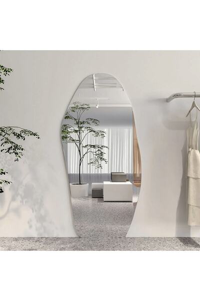 FNC CONCEPT Asimetrik Dekoratif Boy Aynası 170x75