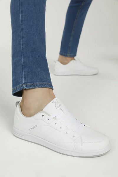 Kinetix Rabon Pu White-A. Pantofi sport casual pentru bărbați de sezon gri