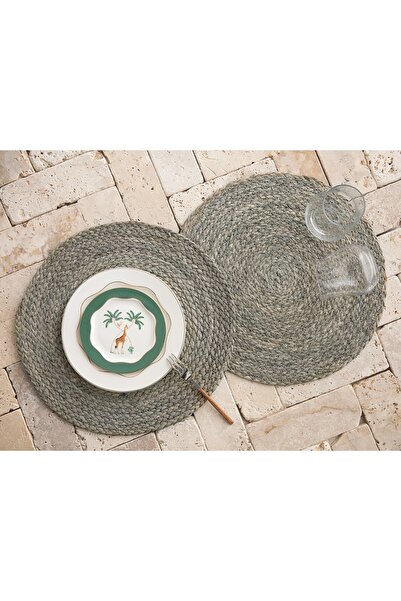 English Home Umbila Corn 2 Τεμάχια American Service 38 εκ. Γκρι