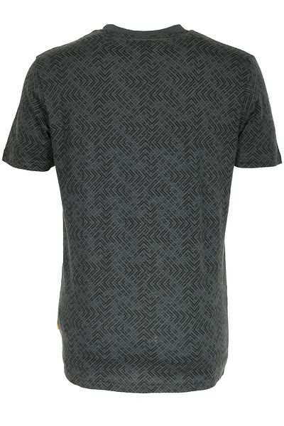 NCS Men's Anthracite Slim Fit Crew Neck 100% Cotton Printed Patterned T-shirt Jeans 1946