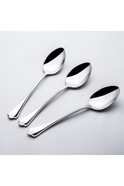 Nehir Fulya Plain Set of 6 Dinner Spoons