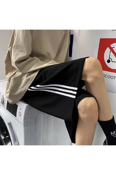 DENİKK Σορτς Unisex με φερμουάρ με λεπτομέρεια Y2k