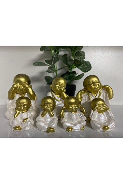 7 Pcs Decorative I Didn't See I Didn't Hear I Don't Know Handmade Trinket BBL-07