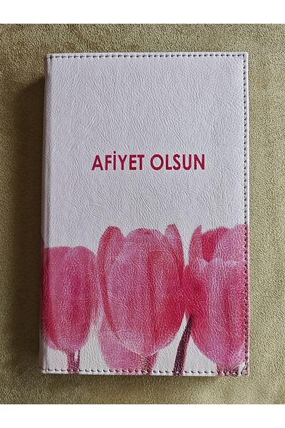 ankara menü (1 piece) 13x21 Box, Leather Account Receipt Pad, Printed Change Box, Ticket