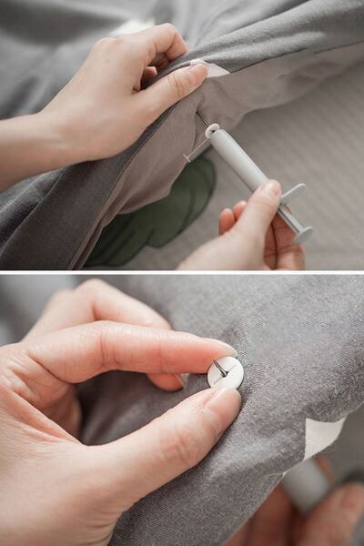 Buffer ® Quilt Cover And Sheet Holder Stabilizer Button Kit