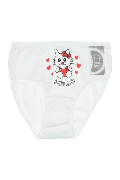 ÇamaşırcımShop 3036 Thin Waist Bato Printed Girl's Briefs
