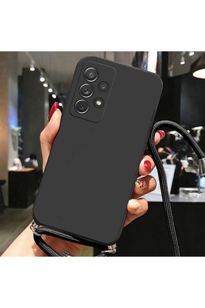 Coverzone حافظة سيليكون مع حزام رقبة برباط متوافقة مع هاتف Redmi Note 12 4G E...