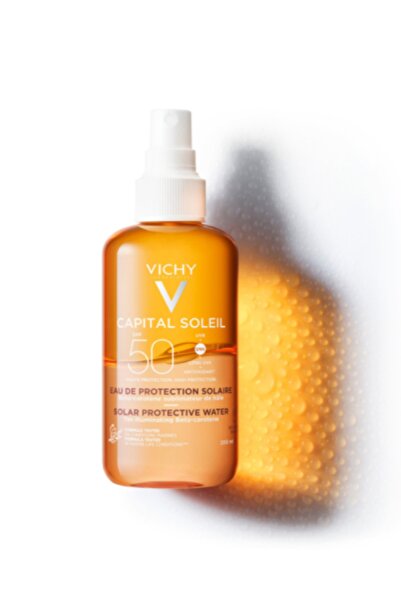 Vichy Capital Soleil spf 50+ Daha Bronz ve Işıltılı Bir Cilt İçin Güneş Koruyucu Sprey 200ml