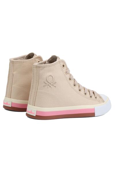 Benetton ® | BN-90189 - Bej - Kadın Spor Ayakkabı