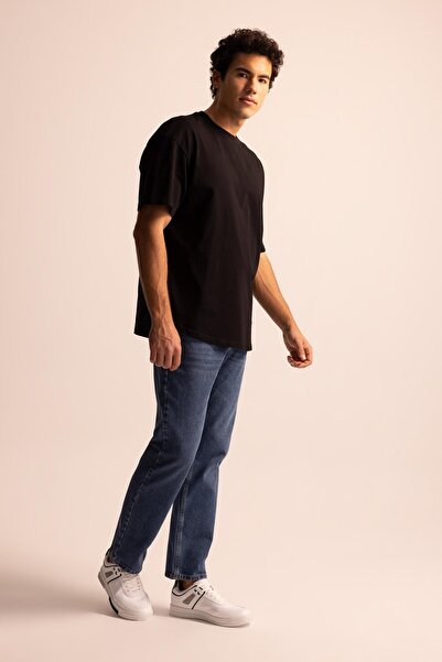 DeFacto Μπλουζάκι με κοντό μανίκι Coool Comfort Fit Crew Neck Basic