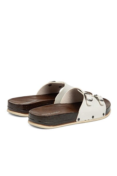 Pierre Cardin ®| PC-7025-Cream - Women's Slippers