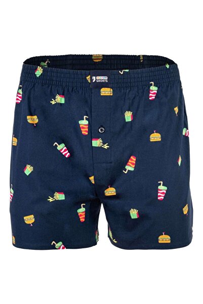 Happy Shorts Herren Web-Boxershorts – Amerikanische Boxershorts