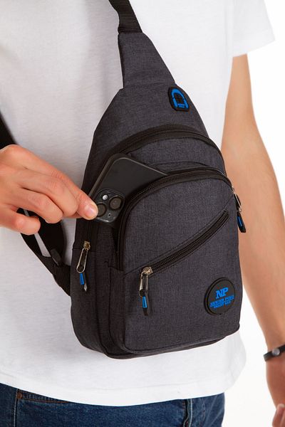 Newish Polo Unisex Αδιάβροχο Cross Strap Waist Shoulder Chest and Sports Bag Daily Bodybag