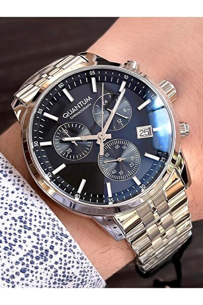 Quantum PWG1008.350 - Quantum 10 Atm Waterproof Steel Watchband+natural Stone...
