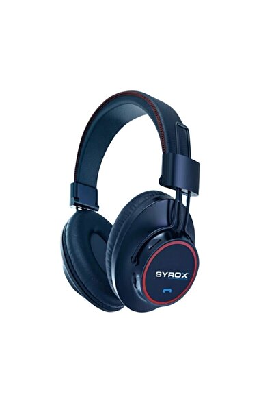 Syrox 4 Fonksiyonlu Bluetooth 5.0 Stereo Kablosuz Kulaküstü Kulaklık Hafıza K...