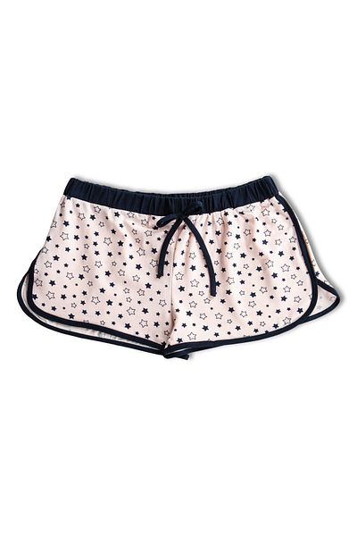HNX Pantaloni scurti mini pentru femei cu modele din bumbac