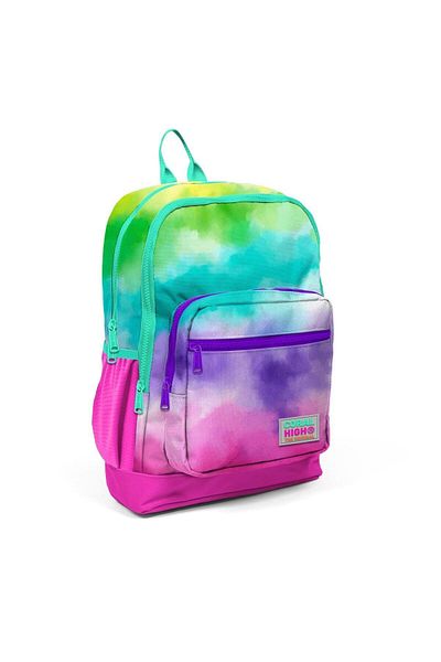 Coral High Set de geanți de școală din 3 bucăți cu model Batik colorat pentru copii SET0123839
