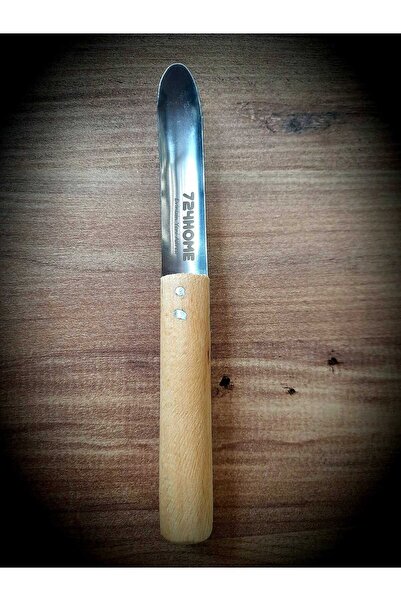 724HOME Ahşap Saplı Kabak Patlıcan Dolmalık Biber Oyacağı Yöresel Oyma Bıçağı