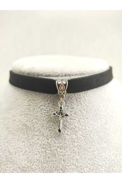 Fugusugu Jesus Antique Choker Kolye