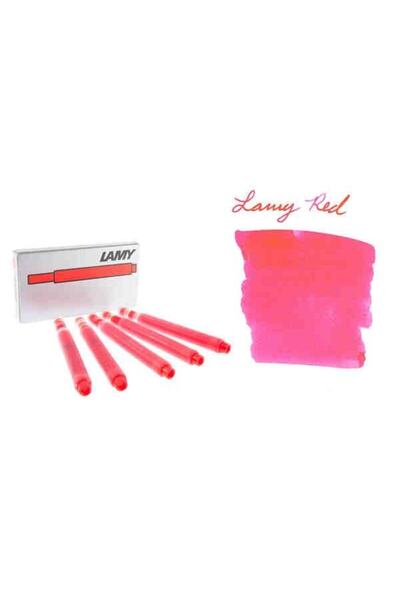 Lamy T10 Mürekkep Kartuşu 5'li Kutu Kırmızı