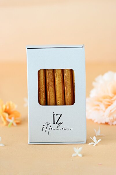 İzMühür شمع ختم الذهب الأصفر (12 عصا)