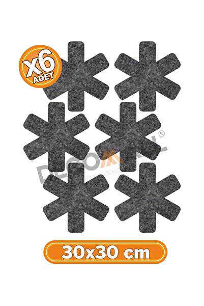 DECOMALL 6 lı Set Tava Tencere Ve Bor Cam Koruyucu Çizdirmez Keçe 30x30